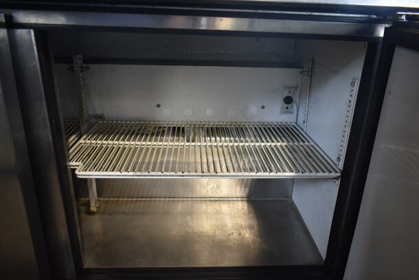 2011  True TUC-60 ENERGY STAR Stainless Steel Commercial 2 Door Undercounter Cooler on Commercial Casters. 115 Volts, 1 Phase. Tested and Powers On But Does Not Get Cold - Image 6 of 6