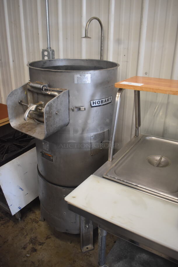 Hobart 6460 Floor Model Potato Peeler w/ Stand 115 Volts 1 Phase. Cannot Test Unit was Previously Hardwired - Image 3 of 7