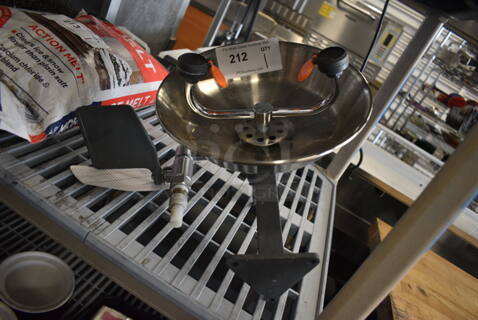 Metal Eye Wash Station. 15x15x8