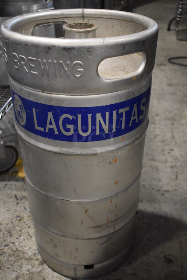 4 Metal Kegs; Three 1/74 Size Barrel and One 1/6 Size Barrel. 11x11x23.5, 9x9x23.5. 4 Times Your Bid! - Image 4 of 4