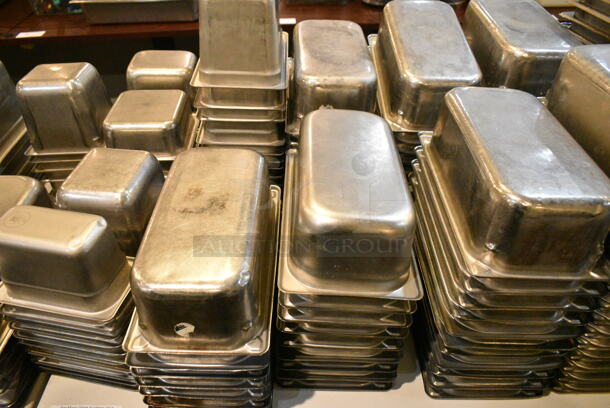 ALL ONE MONEY! Lot of Various Items Including Stainless Steel Drop In Bins. Does Not Include Table. (main dining room) - Image 2 of 4