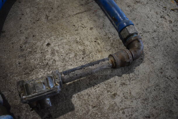Blue Gas Hose. 42" - Image 2 of 3