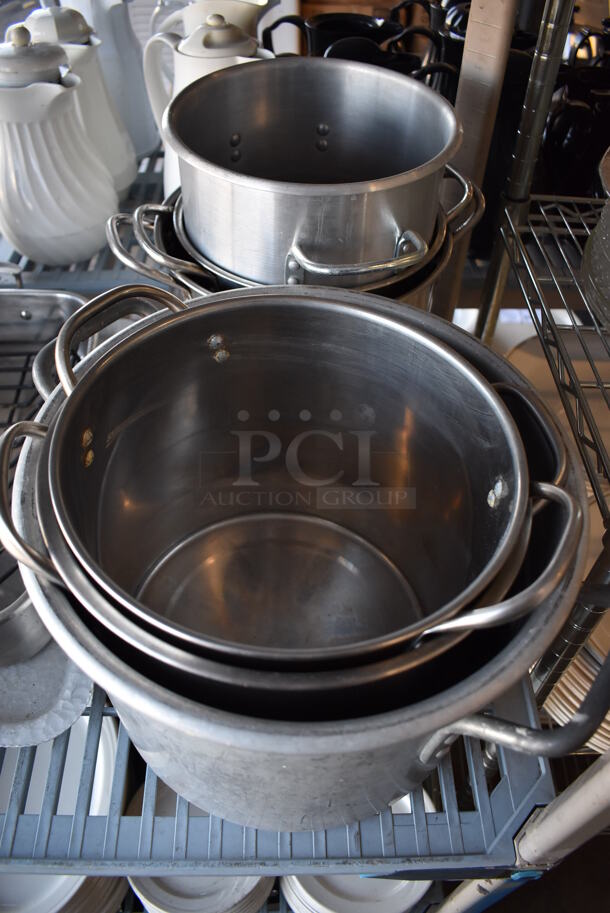ALL ONE MONEY! Tier Lot of Various Items Including Metal Stock Pots, Metal Sauce Pans and Baking Pans - Image 6 of 6