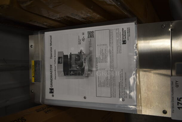 BRAND NEW SCRATCH AND DENT! Grindmaster Cecilware PBC-1V Stainless Steel Commercial Countertop Coffee Machine w/ Hot Water Dispenser and Poly Brew Basket. 208-240 Volts, 1 Phase.  - Image 4 of 9