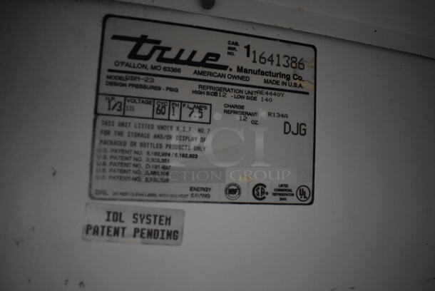 True GDM-23 Metal Commercial Single Door Reach In Cooler Merchandiser. 115 Volts, 1 Phase. 27x31x79. Tested and Does Not Power On - Image 6 of 7