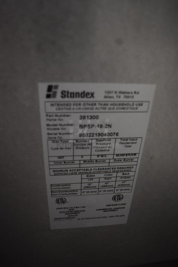 2019 Bakers Pride BPSP-18-2N Natural Gas Powered Stock Pot Range 90,000 BTU - Image 6 of 7