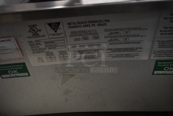 2023 Venancio O24LC Stainless Steel Commercial Countertop Natural Gas Powered Charbroiler Grill. 30,000 BTU.  - Image 6 of 6