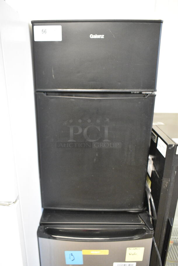 Galanz GL31BK Metal Mini Cooler w/ Freezer. 115 Volts, 1 Phase. Tested and Powers On But Does Not Get Cold - Image 1 of 6