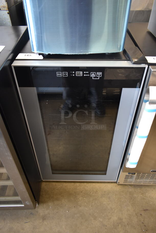 BRAND NEW SCRATCH AND DENT! Avanti WC34T2P 20 inch Wide 34 Bottle Capacity Freestanding Wine Cooler Merchandiser. 115 Volts, 1 Phase. Tested and Working!