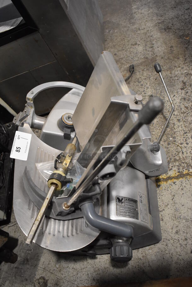 Hobart 2912 Stainless Steel Commercial Countertop Automatic Meat Slicer. For Parts. 115 Volts, 1 Phase. 23x29x30. Cannot Test Due To Cut Power Cord - Image 2 of 5