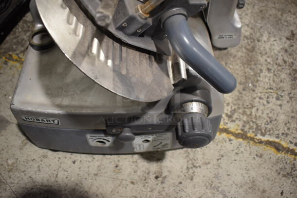 Hobart 2912 Stainless Steel Commercial Countertop Automatic Meat Slicer. For Parts. 115 Volts, 1 Phase. 23x29x30. Cannot Test Due To Cut Power Cord - Image 5 of 5