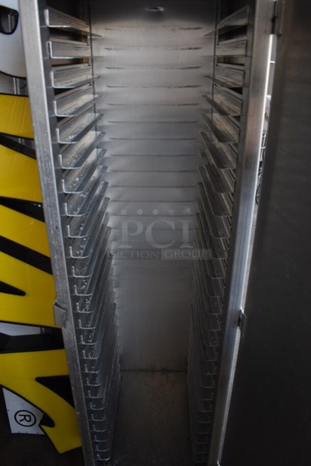 2014 Lockwood Model CA60-RR25-C Metal Commercial Enclosed Pan Transport Rack on Commercial Casters. 17.5x21.5x59.5. - Image 3 of 5
