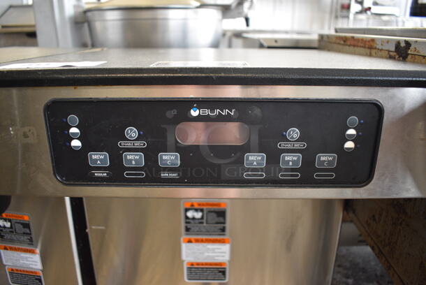2019 Bunn Model ICB TWIN SH Stainless Steel Commercial Countertop Double Coffee Machine w/ Hot Water Dispenser. 120/208 Volts, 1 Phase. 20x21x33 - Image 4 of 5