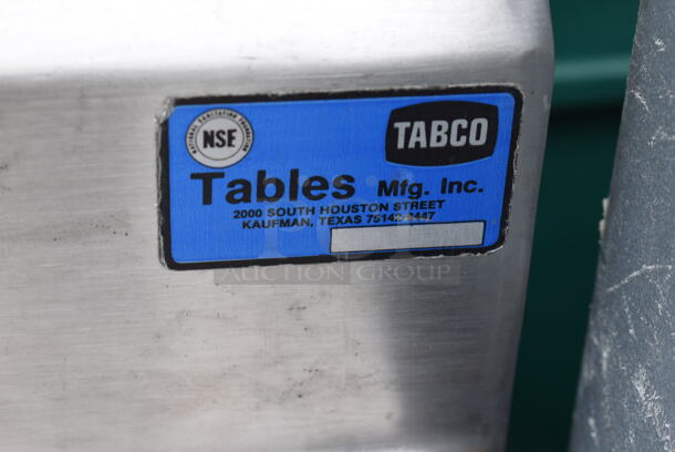 Stainless Steel Table w/ Back Splash and Metal Under Shelf. 60x31x41 - Image 8 of 8