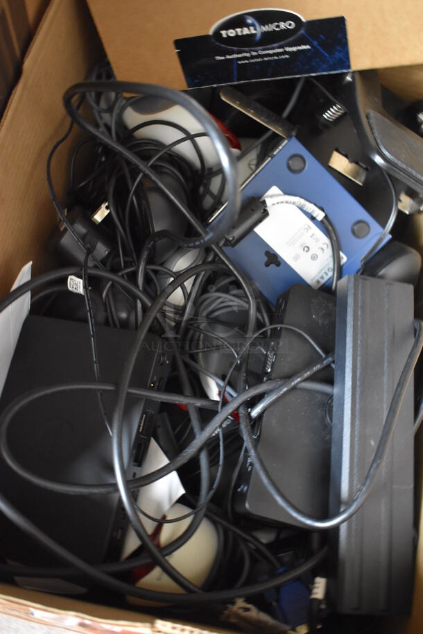 ALL ONE MONEY! Lot of Various Items Including Stand, Wires and Computer Mice - Image 8 of 12