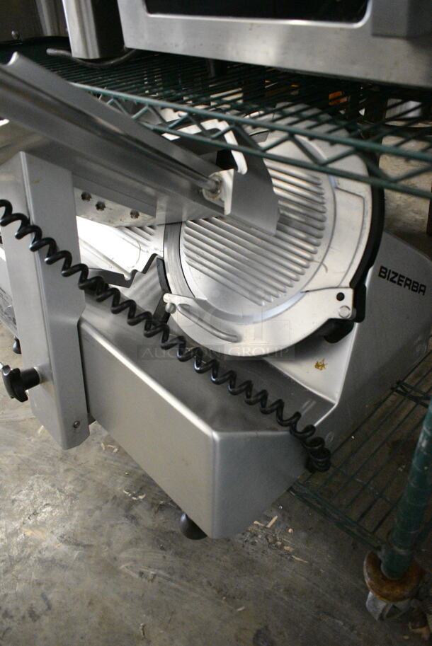 2018 Bizerba GSP H Metal Commercial Countertop Meat Slicer. 120 Volts, 1 Phase. Tested and Working!  - Image 3 of 6