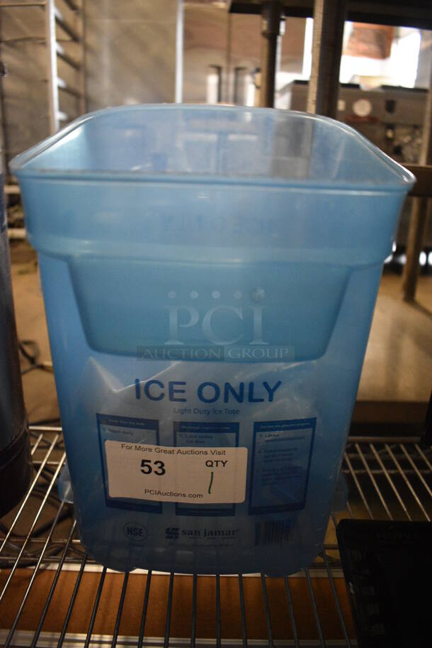 Blue Poly Ice Bucket. 11x15x15 - Image 4 of 4