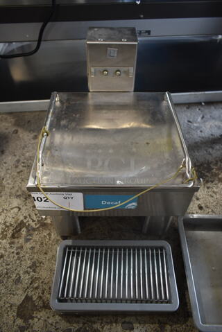 2016 Bunn 1SH STAND Stainless Steel Coffee Machine Stand w/ Drip Tray.