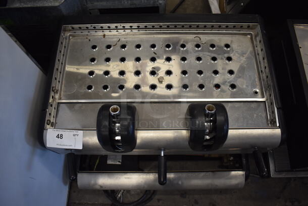 San Marco LEVA-2 Stainless Steel Commercial Countertop 2 Group Espresso Machine w/ Steam Wand. 230 Volts, 1 Phase. 28x21x23 - Image 4 of 5