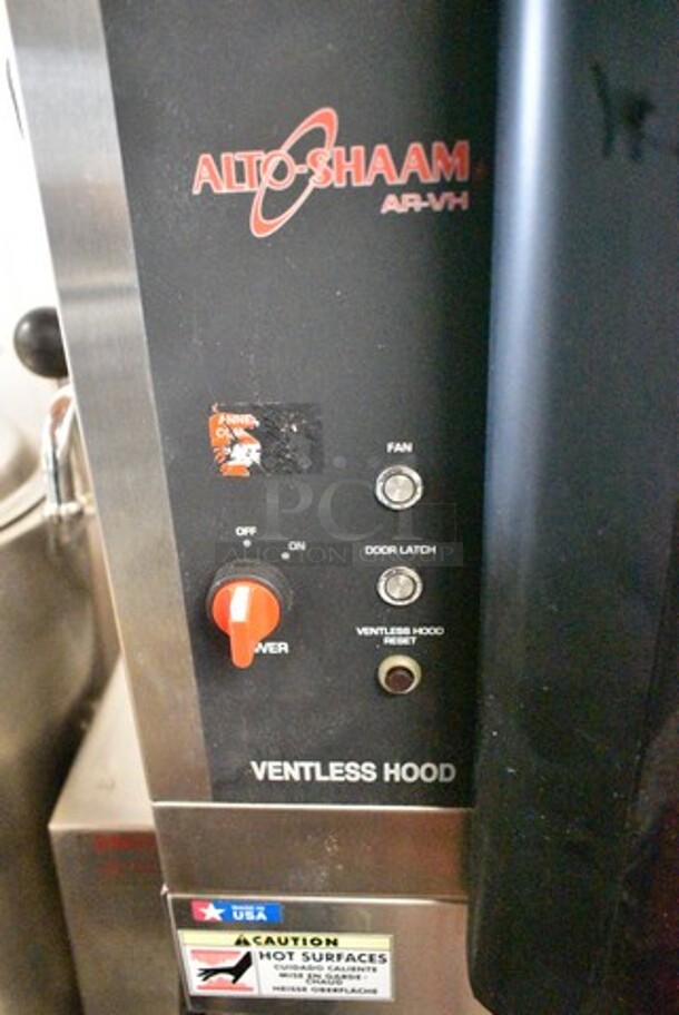 Alto Shaam AR-7VH Stainless Steel Commercial Electric Powered Rotisserie Oven w/ Ventless Hood and Basket Spits. 200-240 Volts, 1 Phase. - Image 5 of 8