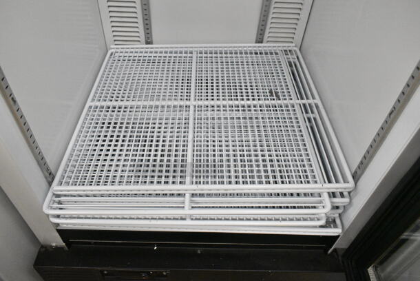 2019 Habco SE18 Metal Commercial Single Door Reach In Cooler Merchandiser w/ Poly Coated Racks. 115 Volts, 1 Phase. Tested and Working! - Image 3 of 4