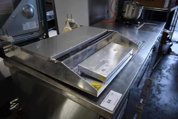 LIKE NEW! Vacpak-it 186WM18 Metal Commercial Countertop 18" Single Roll Film Wrapping Machine. 115 Volts, 1 Phase. Tested and Working! - Image 3 of 6