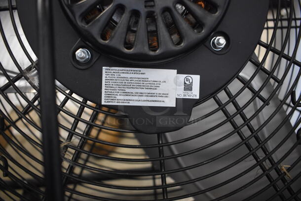 Utilitech SFDC2-600T Floor Style Metal Fan. 29x9x29 - Image 4 of 5