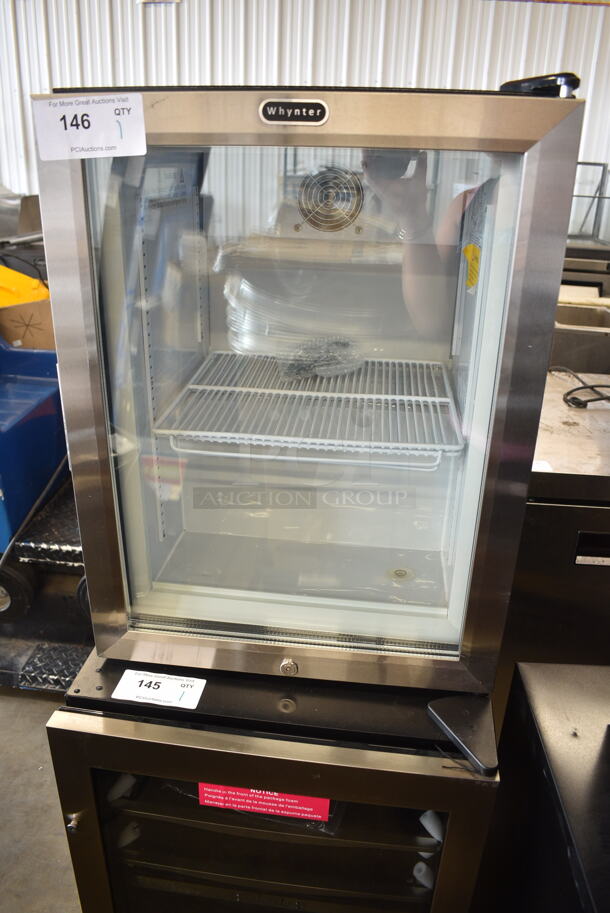 BRAND NEW SCRATCH AND DENT! Whynter CDF-177SB Countertop Reach In 1.8 cu ft Display Glass Door Freezer Merchandiser. 115 Volt, 1 Phase. Tested and Working! - Image 2 of 6