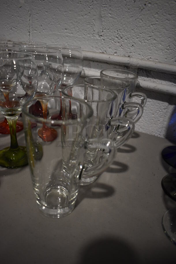 5 Glass Mugs. 4.5x3x5.5. 5 Times Your Bid! - Image 2 of 3