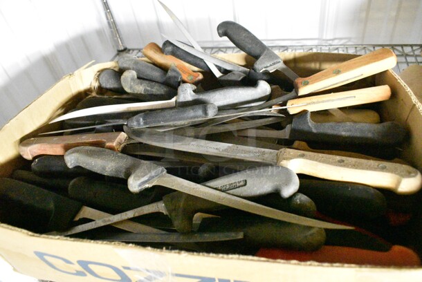 100 SHARPENED Stainless Steel Knives Including Fillet Knives. 100 Times Your Bid!  - Image 4 of 9