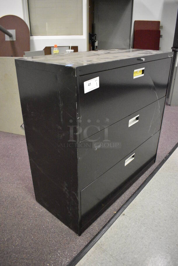3 Drawer Metal Filing Cabinet (Main Building) - Image 2 of 5