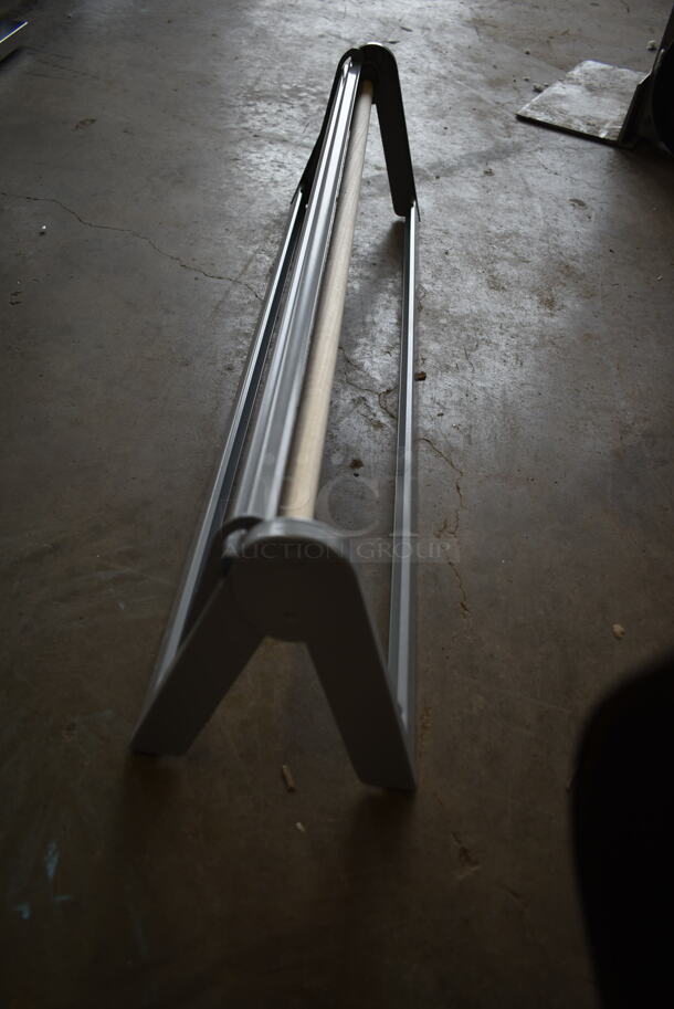 3 BRAND NEW SCRATCH AND DENT! Gray Metal Butcher Paper Roll Holders. 3 Times Your Bid! - Image 4 of 6