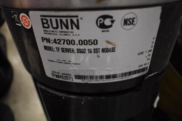 2 Bunn TF SERVER Metal Coffee Servers. 9x12x20. 2 Times Your Bid! - Image 9 of 9