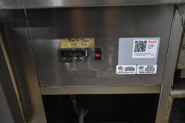 Stainless Steel Counter w/ Sink Bay, Faucet, Handles, Water Dipping Well and Refrigerated Drawer. Tested and Does Not Power On - Image 7 of 9