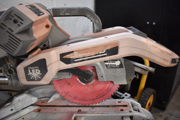 Rigid MS255SR Countertop 10" Dual Bevel Sliding Compound Miter Saw. 120 Volts, 1 Phase. 58x32x30. Tested and Does Not Power On - Image 4 of 7