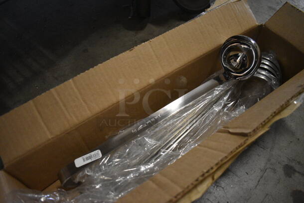 6 BRAND NEW IN BOX! Vollrath Stainless Steel 3 oz Ladles. 14". 6 Times Your Bid! - Image 1 of 4