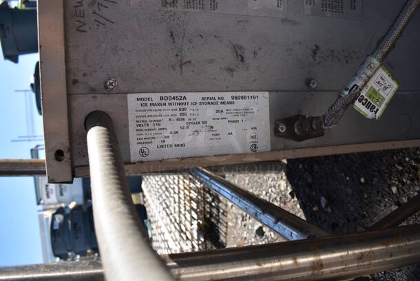 Manitowoc Model BD0452A Metal Commercial Ice Machine Head. 115 Volts, 1 Phase. 34x24x20 - Image 5 of 5