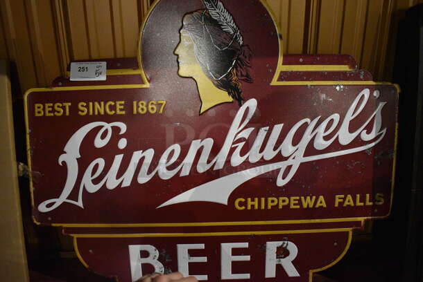5 Various Signs Including Fat Heads, Leinenkugel, Guinness, Red Stripe. Includes 16x16x2. 5 Times Your Bid! (bar) - Image 7 of 7