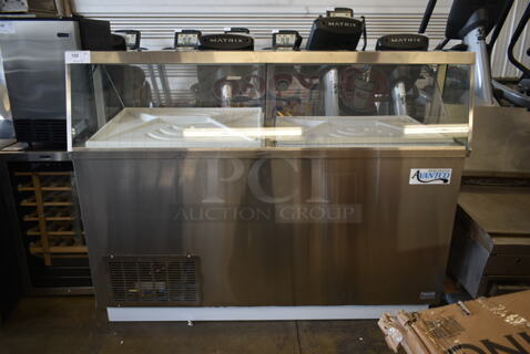 BRAND NEW SCRATCH AND DENT! Avantco 178CPSS68HC Stainless Steel Commercial Ice Cream Dipping Cabinet. Tested and Working!