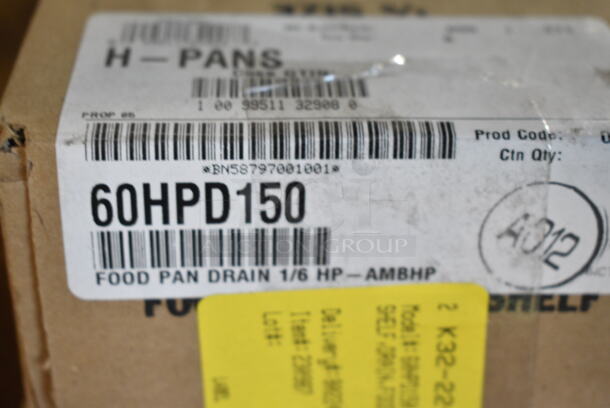 BRAND NEW SCRATCH AND DENT! Lot Including 6141A2510103 Pitco A2510103 Curved 1 1/2" Drain Pipe, 60HPD150 Heat Drain Pan Inserts, Wooden Seat - Image 4 of 7