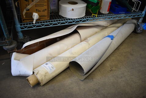 ALL ONE MONEY! Lot of 3 Rolls of Flooring! Includes 38"