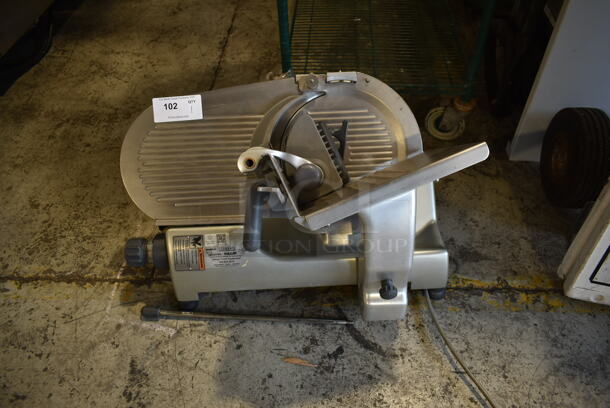 Hobart 2812 Stainless Steel Commercial Countertop Meat Slicer. 120 Volts, 1 Phase. Tested and Working!
 - Image 1 of 4