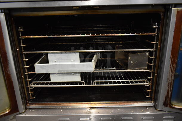 2 2020 Standard Range SR-COE 208 Stainless Steel Commercial Electric Powered Full Size Convection Oven w/ View Through Doors, Metal Oven Racks and Thermostatic Controls on Commercial Casters. 208 Volts, 1/3 Phase. 2 Times Your Bid! - Image 9 of 10