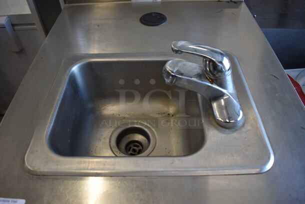 Duke Stainless Steel Commercial Single Bay Sink w/ Faucet and Door. 24x30x41 - Image 3 of 6