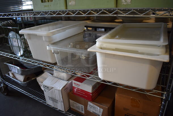 ALL ONE MONEY! Tier Lot of Various Items Including Poly Bins and Ceramic Plates - Image 2 of 6