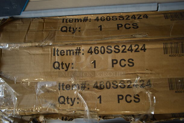 BRAND NEW SCRATCH AND DENT! Regency 460SS2424 Spec Line 24" x 24" NSF Stainless Steel Solid Shelf - Image 2 of 3