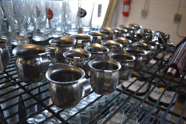 ALL ONE MONEY! Lot of 26 Various Metal Cream Pitchers. 3.5x2x2, 4x2.5x2.5 - Image 2 of 3