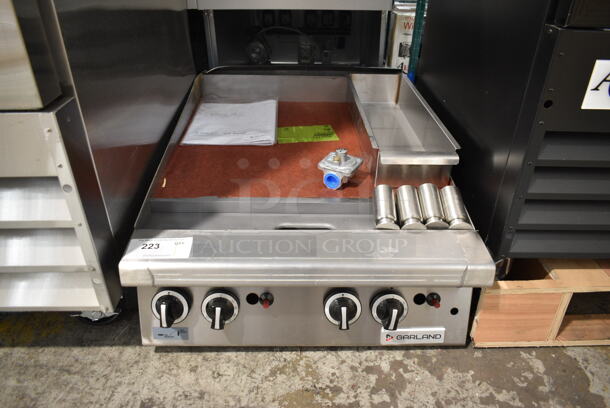 BRAND NEW SCRATCH AND DENT! Garland GTGG24-GT24M 24" Natural Gas Countertop Griddle with Thermostatic Controls - 56,000 BTU - Image 2 of 9