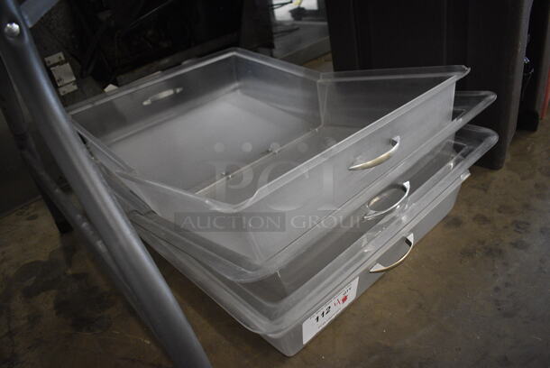 4 Poly Center Hinge Lids. 18x26x4, 20x28x4. 4 Times Your Bid! - Image 2 of 2