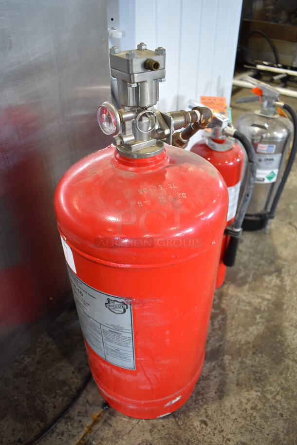 Buckeye BFR-10 Metal Fire Suppression Tank. 11x11x28. Buyer Must Pick Up - We Will Not Ship This Item.  - Image 2 of 5